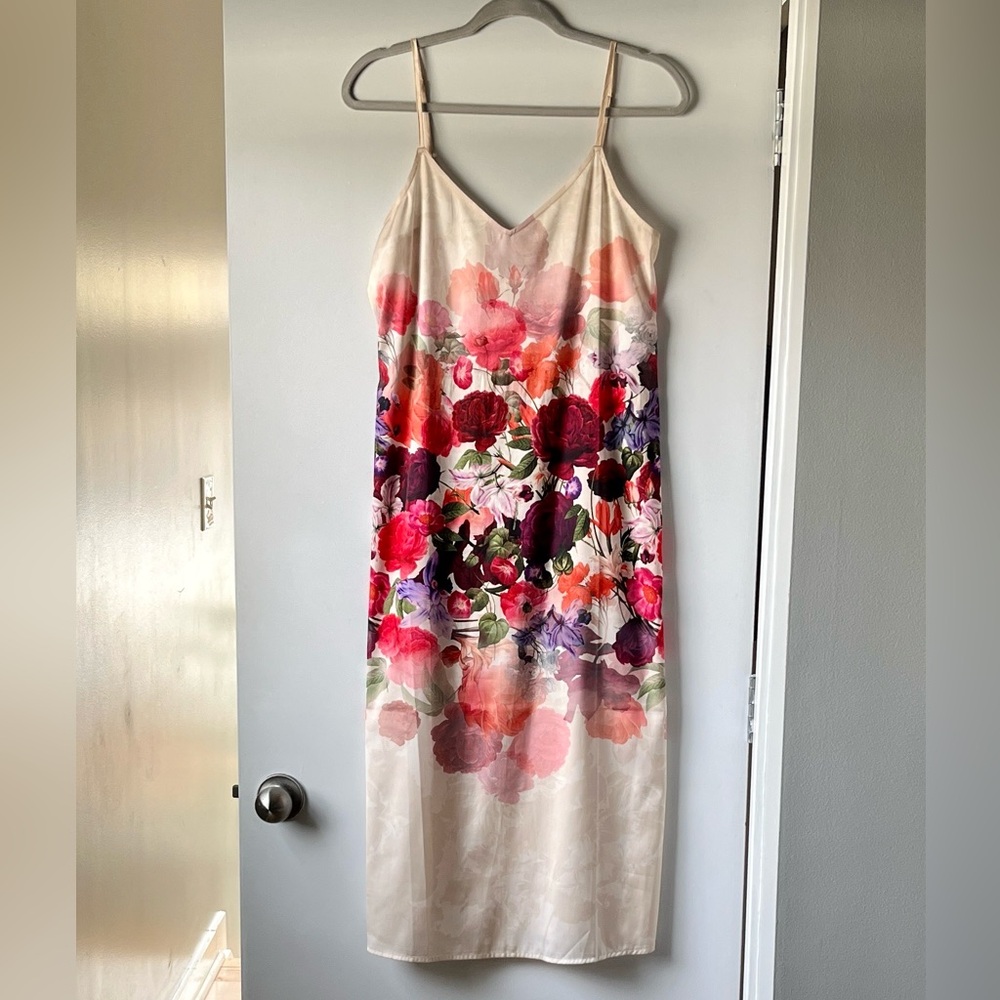 Soma Twilight Garden Midi Slip Dress